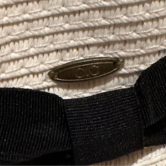 Charming Charlie Bride Floppy Beach Hat Women's OS - Picture 2 of 6